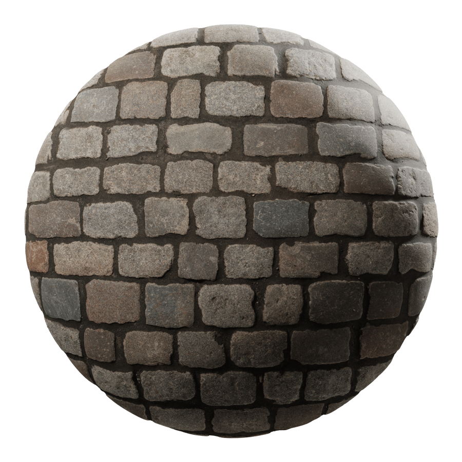 Muddy Cobblestone Texture, Mixed