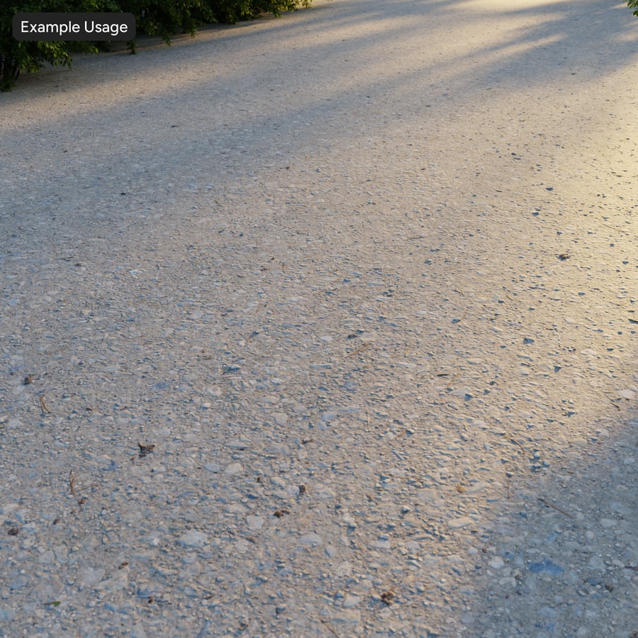 Compacted Gravel Road Texture
