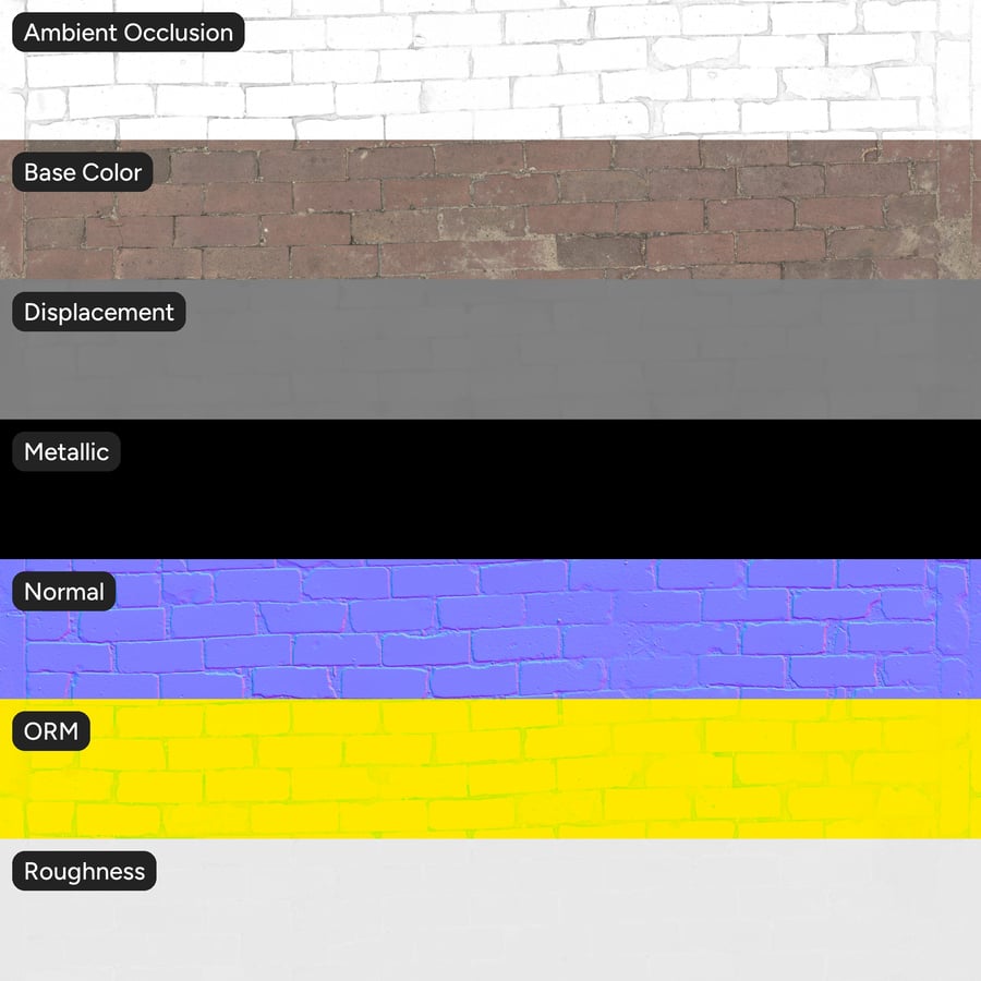 Running Bond Brick Sidewalk Texture