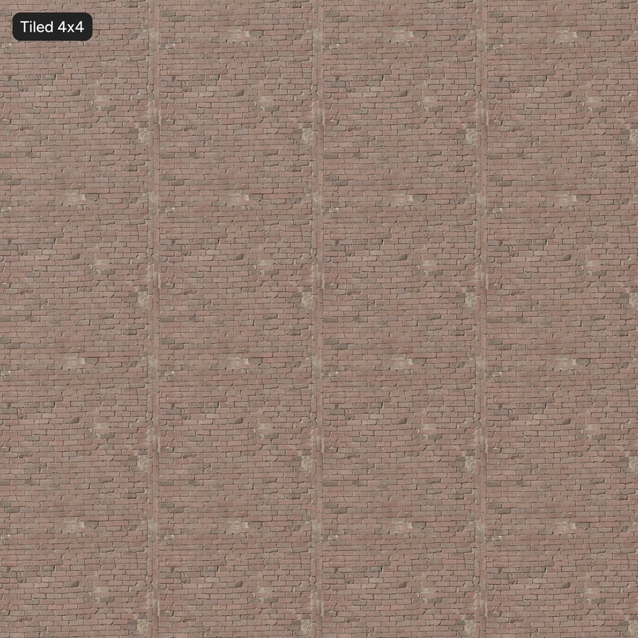 Running Bond Brick Sidewalk Texture