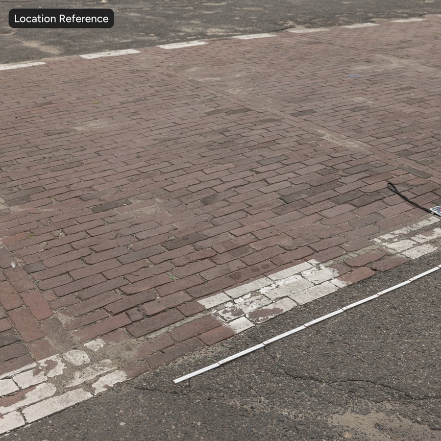 Running Bond Brick Sidewalk Texture