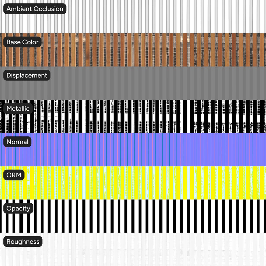 Lattenrost Holzverkleidung Textur