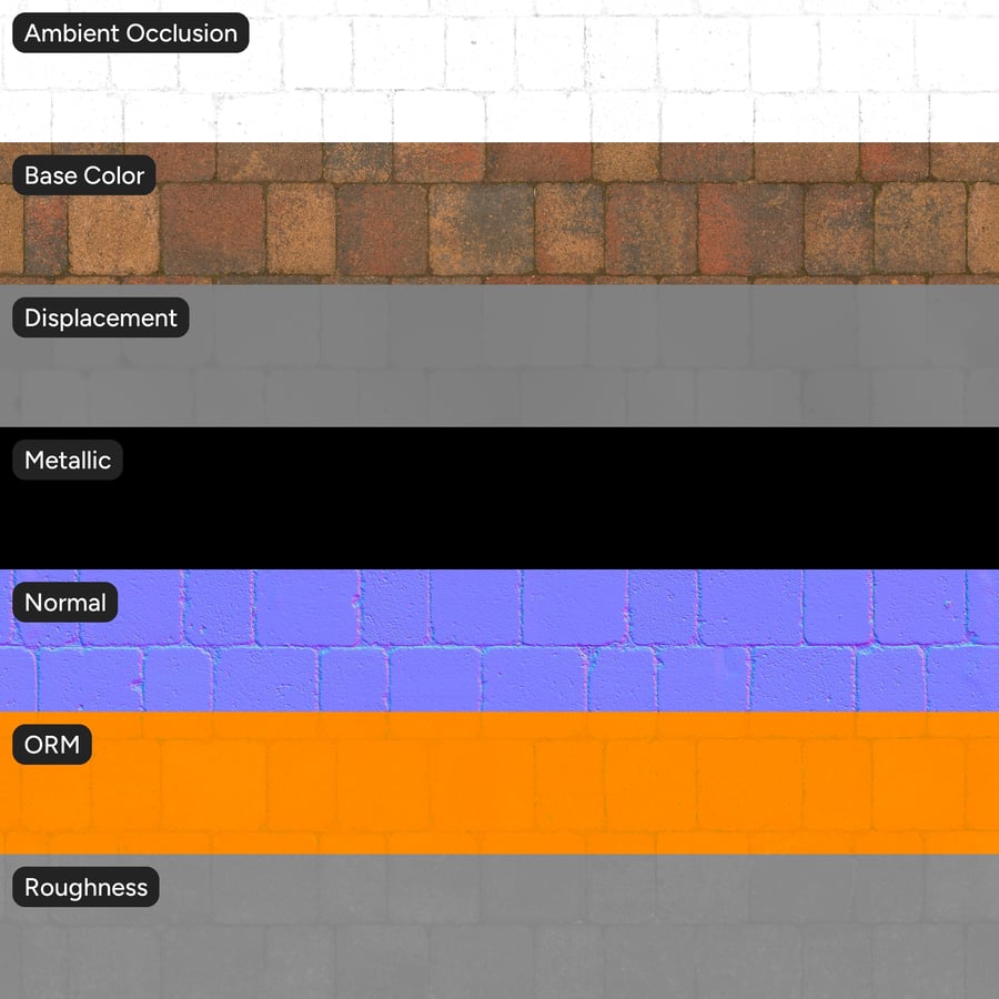 Texture per pavimentazione in calcestruzzo quadrata, arancione