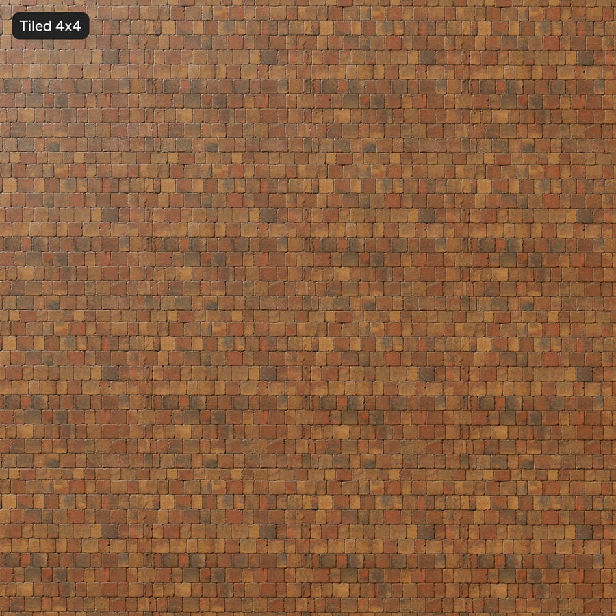 Texture per pavimentazione in calcestruzzo quadrata, arancione