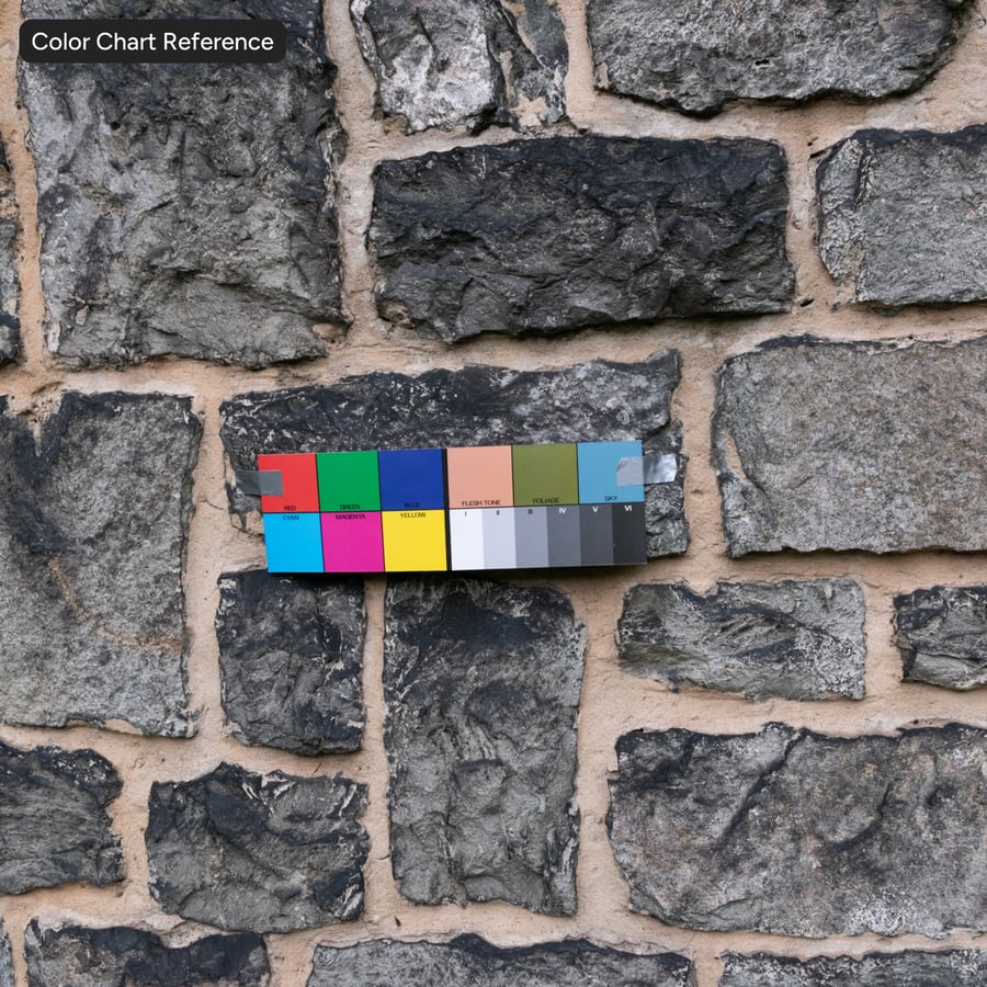 Rubble Stone Muurtextuur, leigrijs