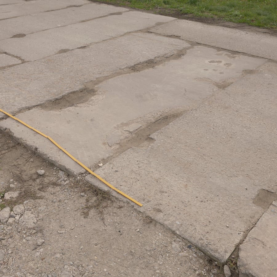 Painel de Agregado Desgastado com Furos de Amarração Textura de Calçada de Concreto