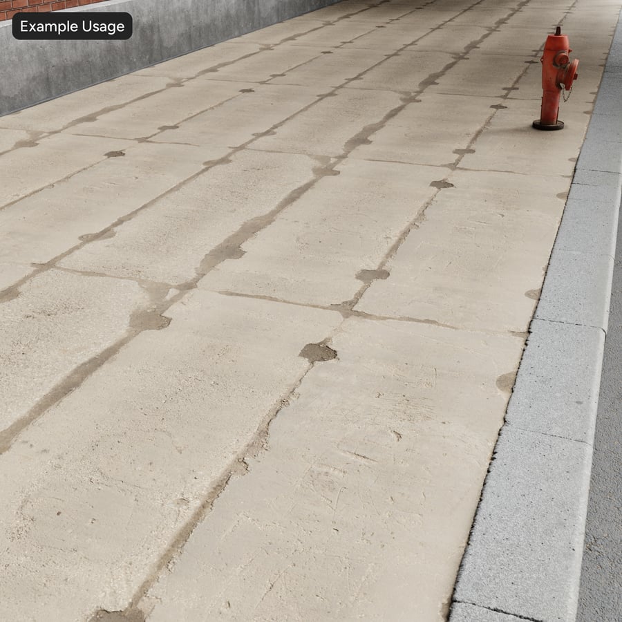 Painel desgastado com furos de amarração Textura de calçada de concreto