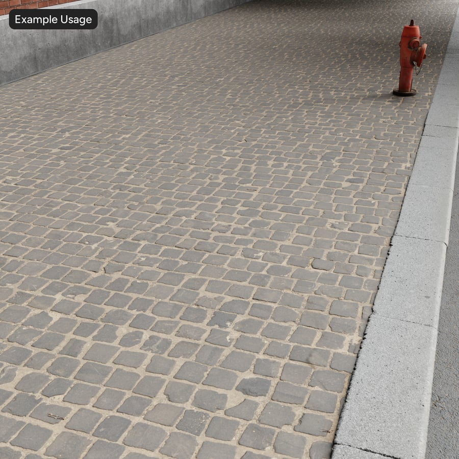 Dirty Cobblestone Texture, Dark