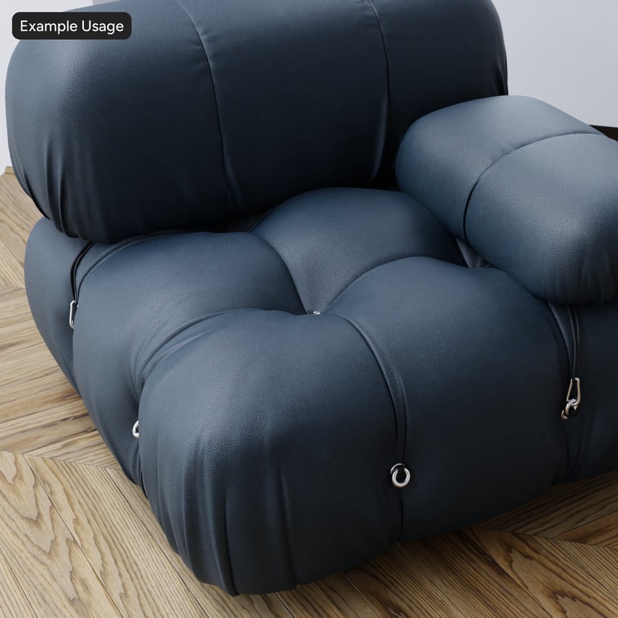 Kiezelnerfleer, groenblauw