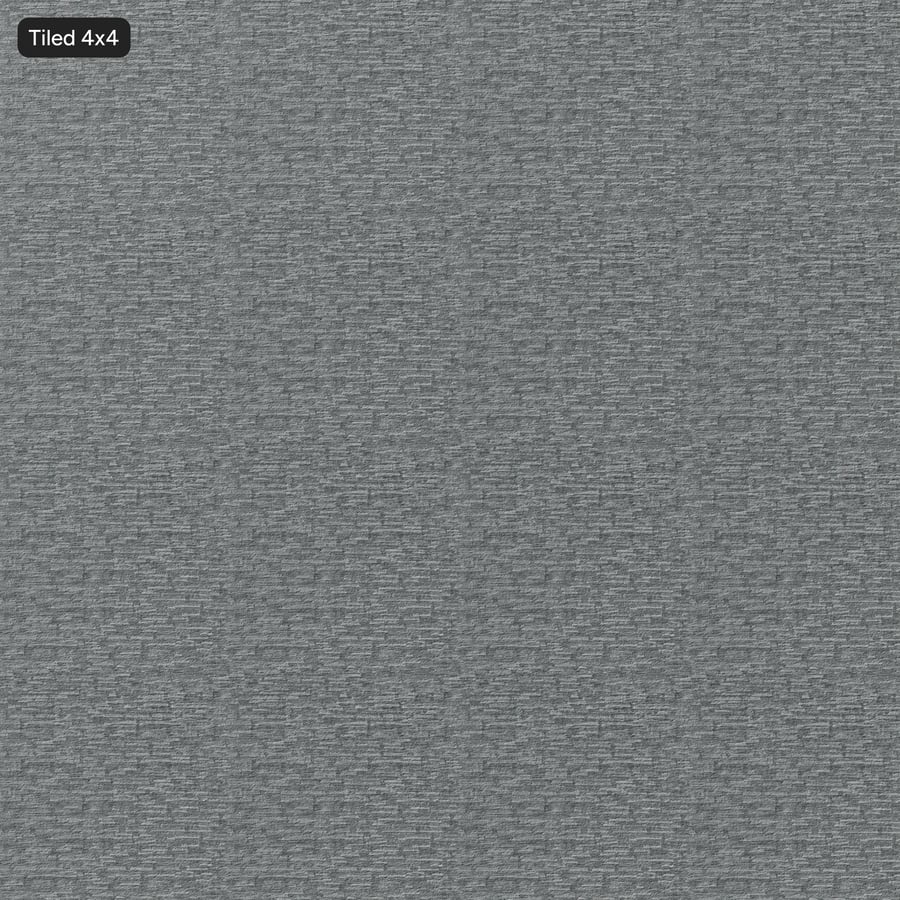 Tissu chenille rayé, gris