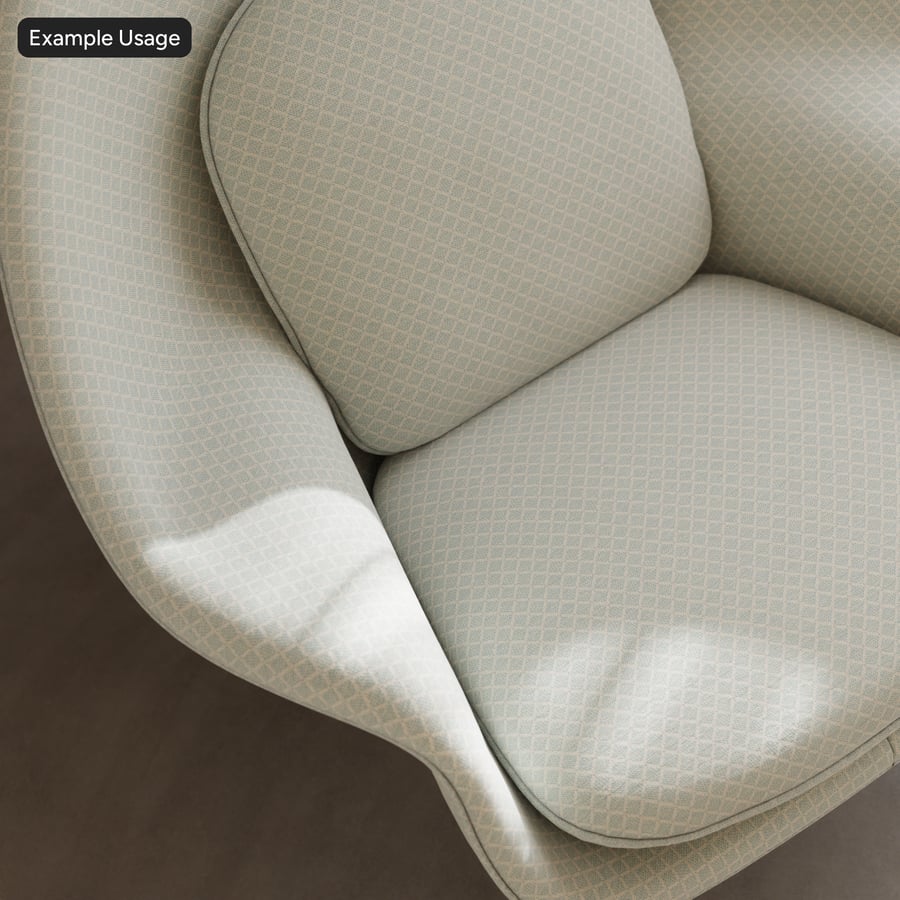 Tekstur Kain Jacquard Berlian, Biru