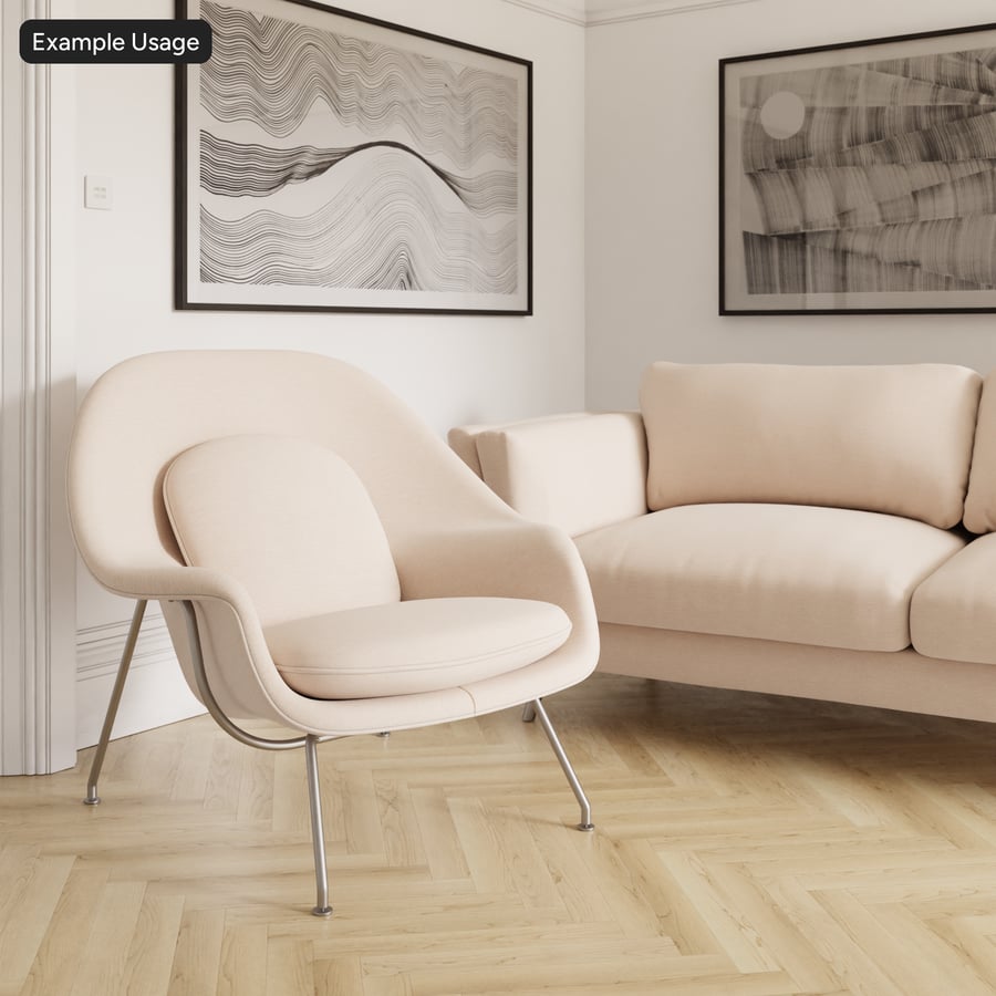 Tessuto in ciniglia con effetto Heathered, Beige