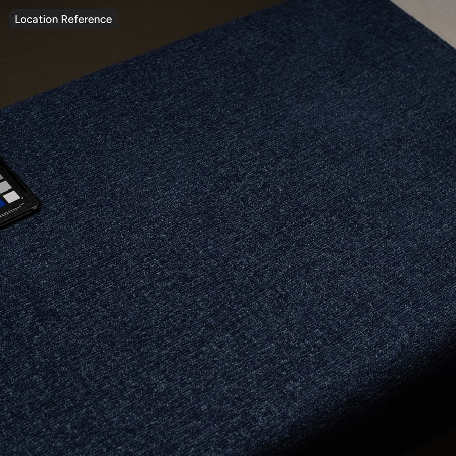 Speckled Chenille Fabric Texture, Blue