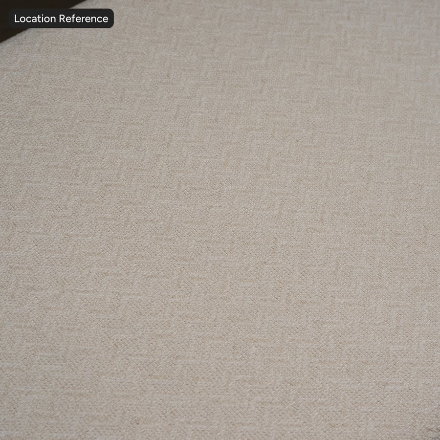 Zigzag Herringbone Upholstery Fabric Texture, Off White