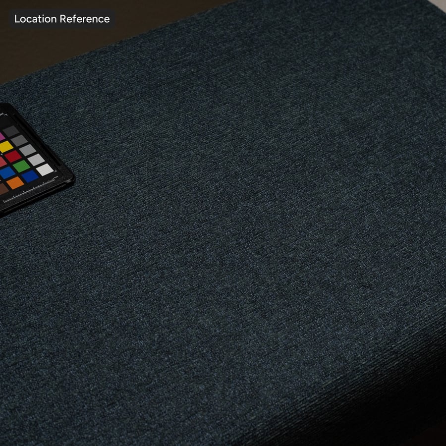 Tekstur Kain Pelapis Tenunan Polos Berwarna Heathered, Biru Tua