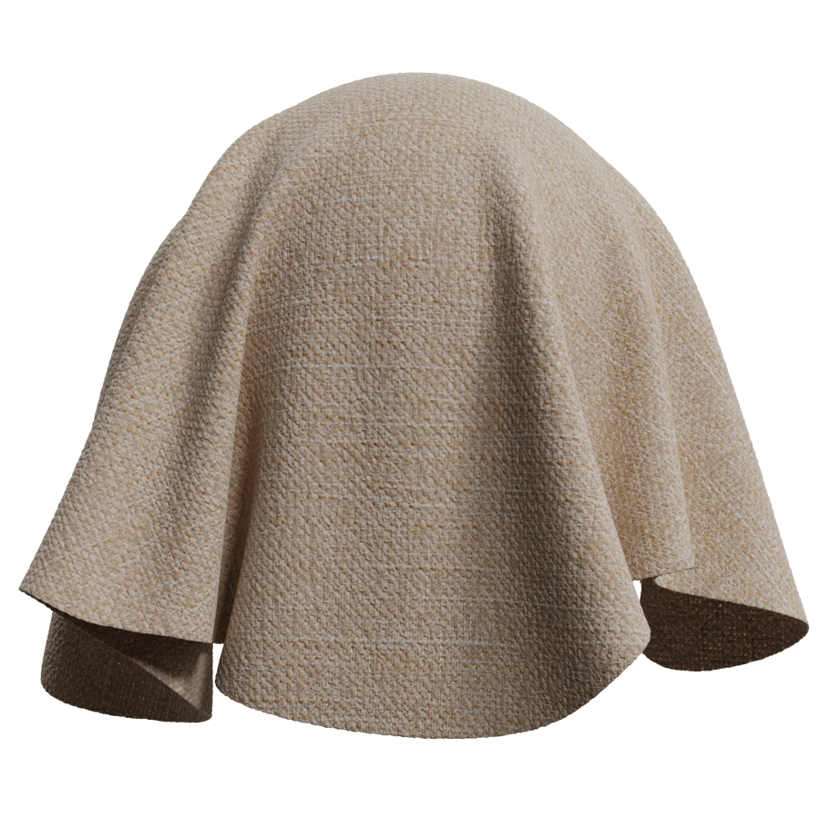 Verwitterter, geschliffener Polsterstoff, Beige