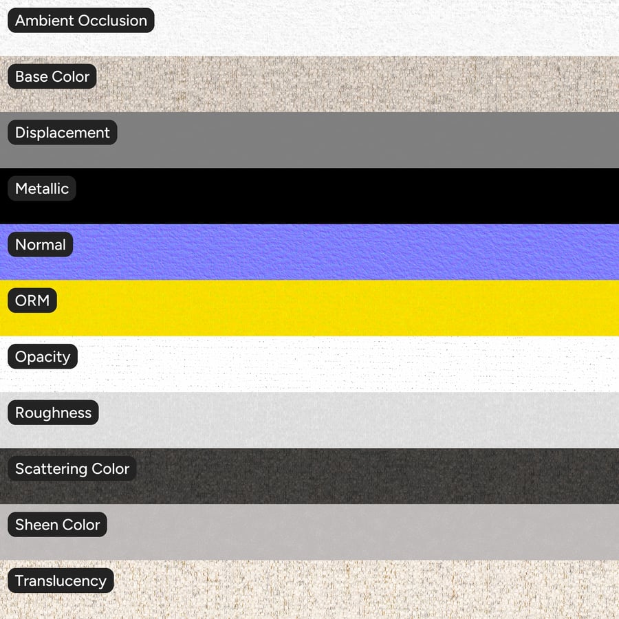 Chenille-Polsterstoff Textur, Beige