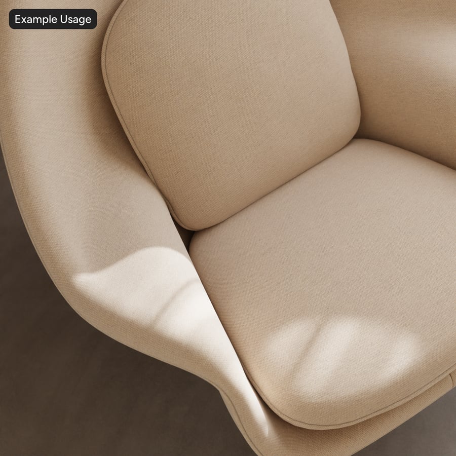 Staggered Pinstripe Upholstery Fabric Texture, Beige