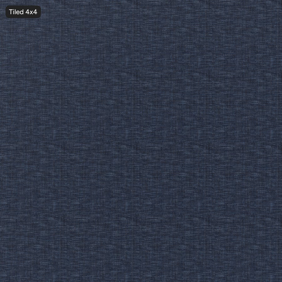 Basketweave Slubbed Upholstery Fabric Texture, Stark Blue