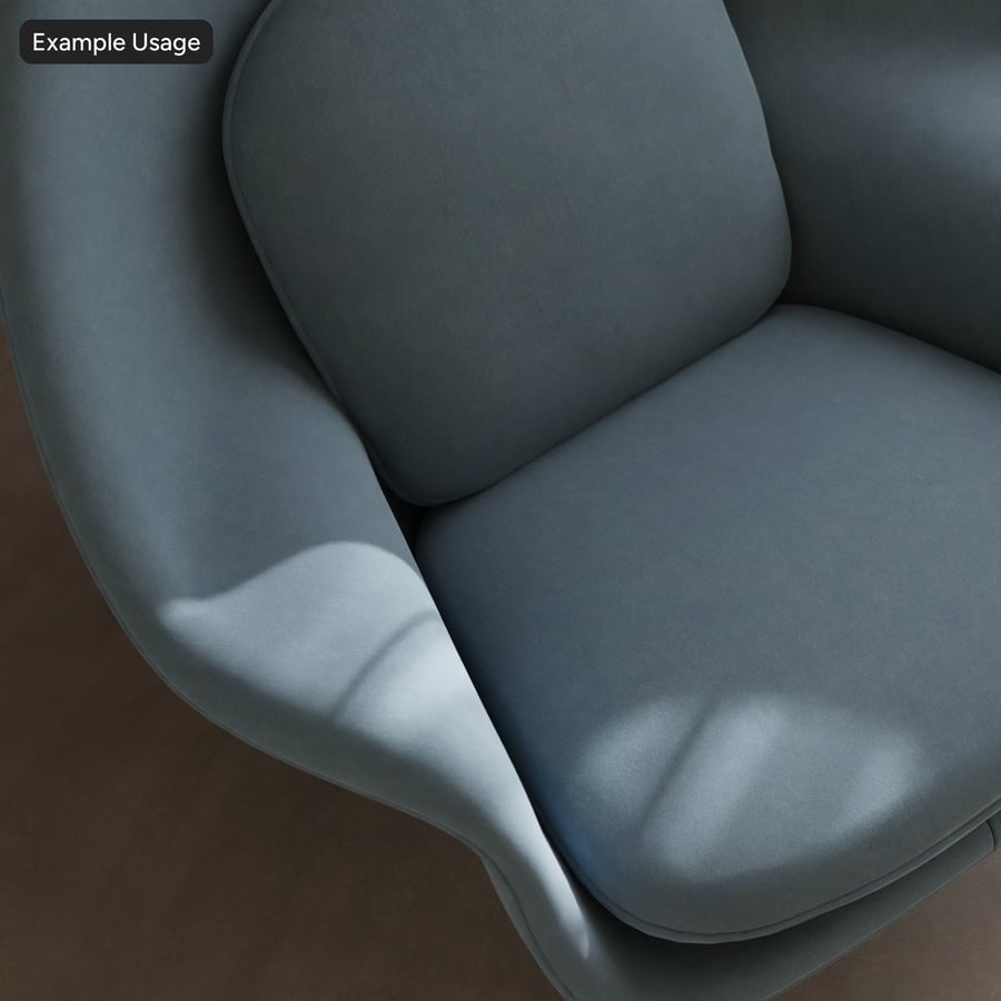 Wool Blend Upholstery Fabric Texture, Blue