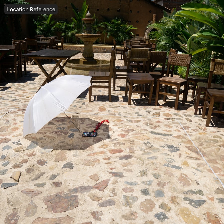 Medium Rubble Stone Sidewalk Texture