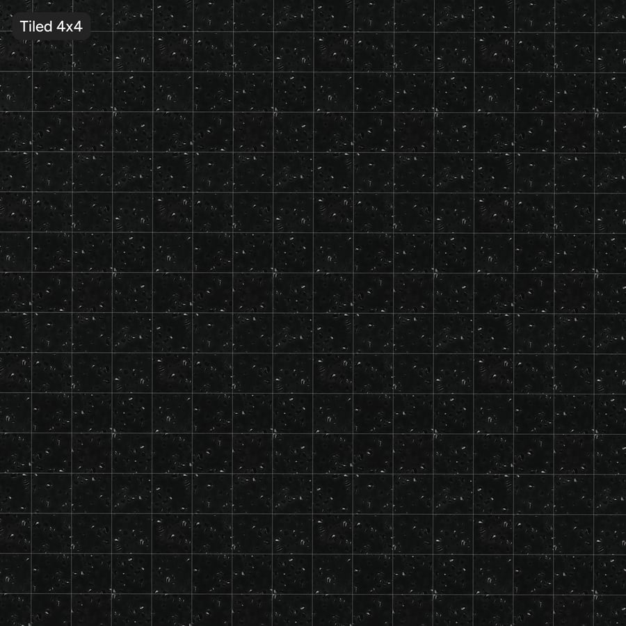 Nagy Chip négyzet alakú Terrazzo csempe textúra, Fekete Onyx