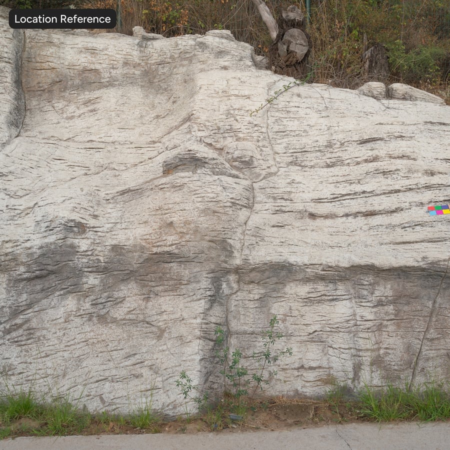 Faux Cliff Concrete Wall Texture