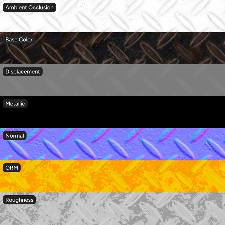 Texture metallica arrugginita a forma di diamante
