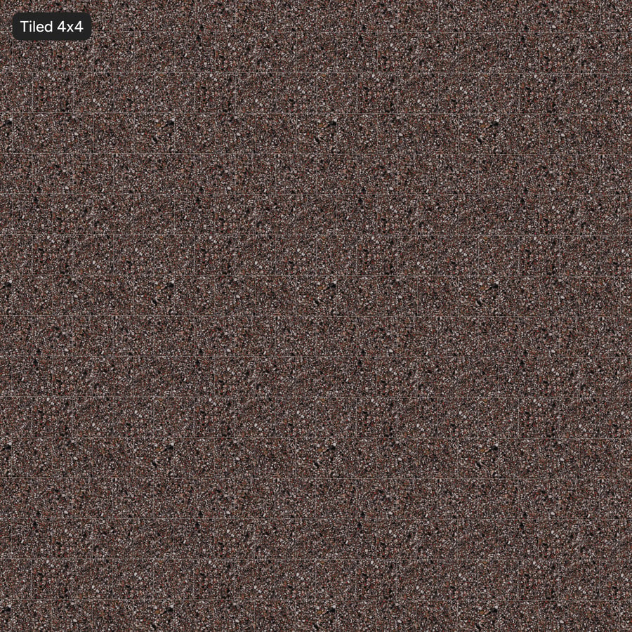 Offset τετράγωνο κεραμίδι Terrazzo Texture, μπορντό
