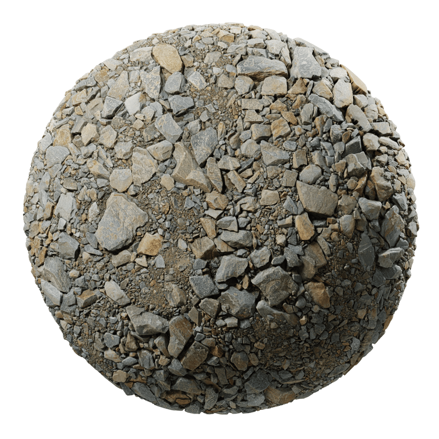 Chunky Gravel Road Texture