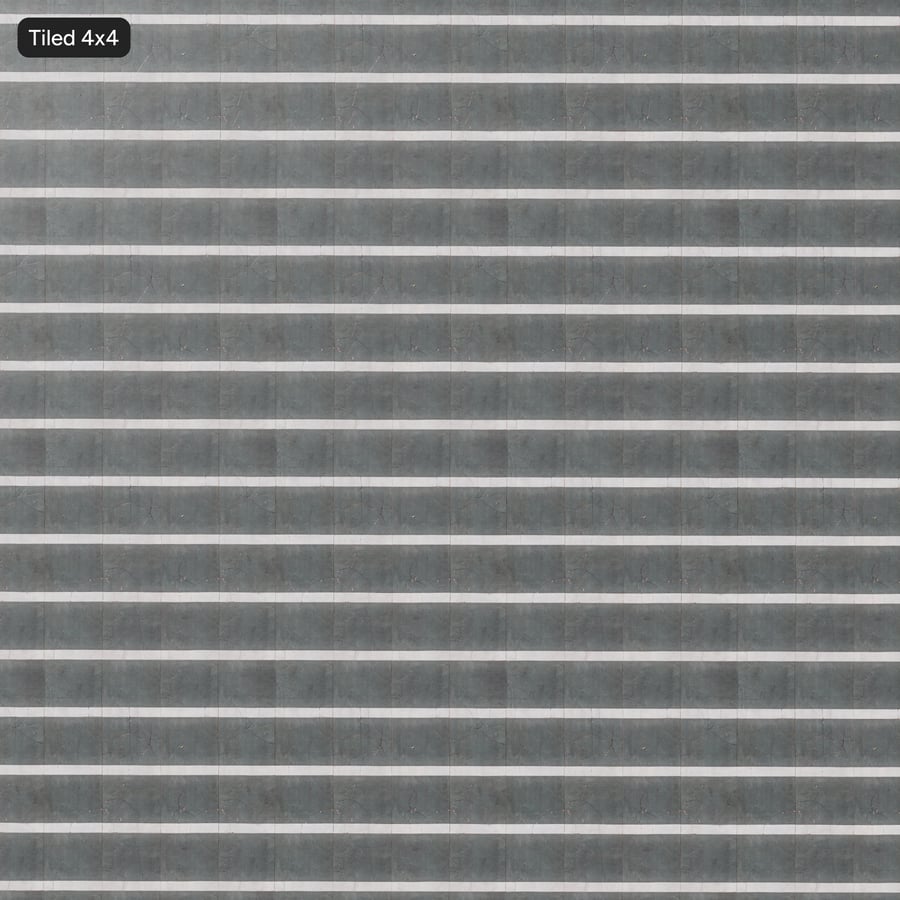 Sprucken sten trottoar med remsor Textur