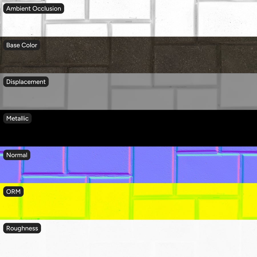Textura de muro de contenção de blocos de betão em espinha de peixe