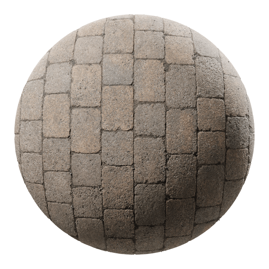 Aggregate Stone Alternating Paver Texture