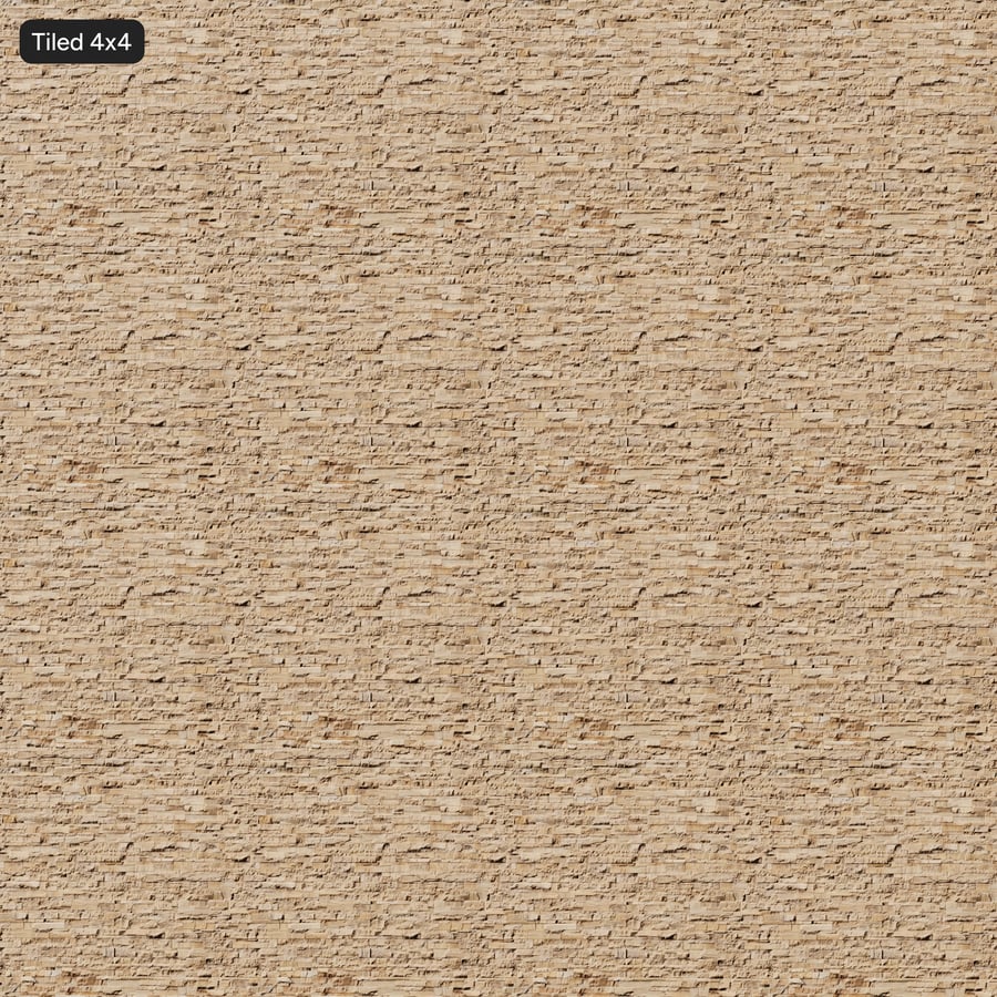 Textura de parede em grés Roughness, Bege