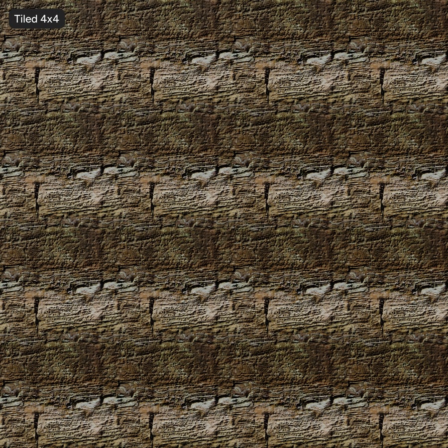 Stratified Sandstone Cliff Texture