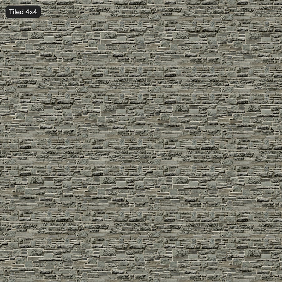 Rough Cut Slate Stone Wall Texture, Gray