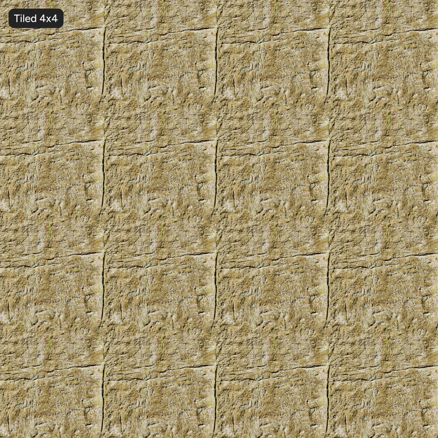 Lišejník mech Skalní textura, žlutohnědá