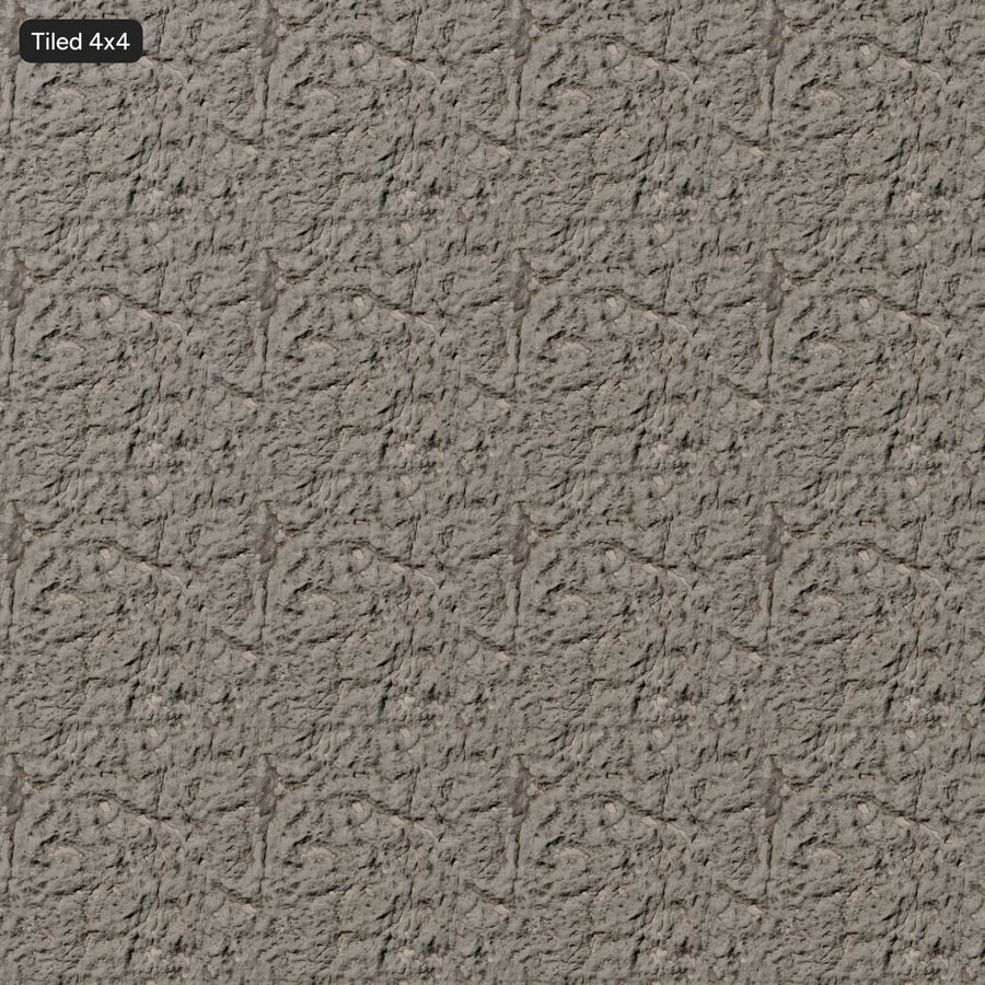 Důlkovaná skalní zemní textura, šedá