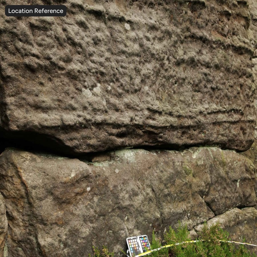 Texture di roccia rocciosa bucherellata