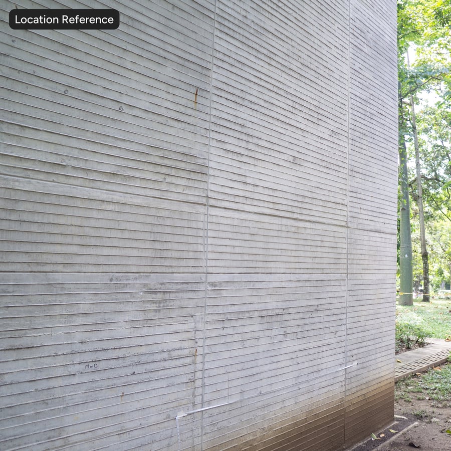 Leaking Board Form Concrete Wall Texture