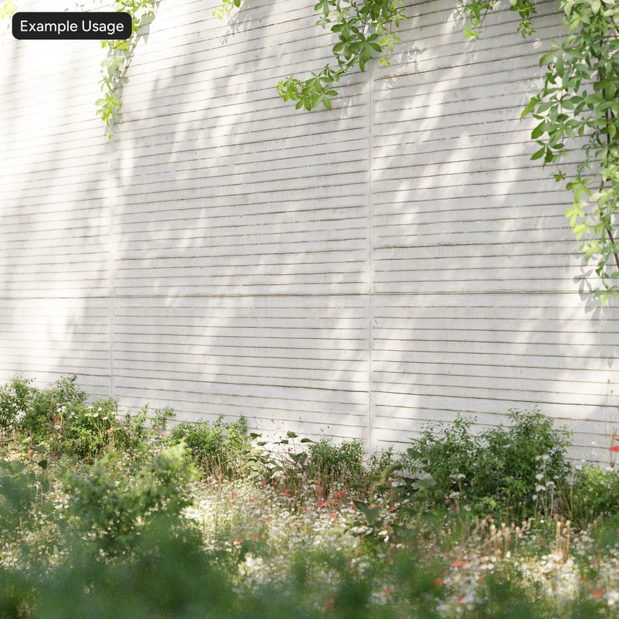 Leaking Board Form Concrete Wall Texture