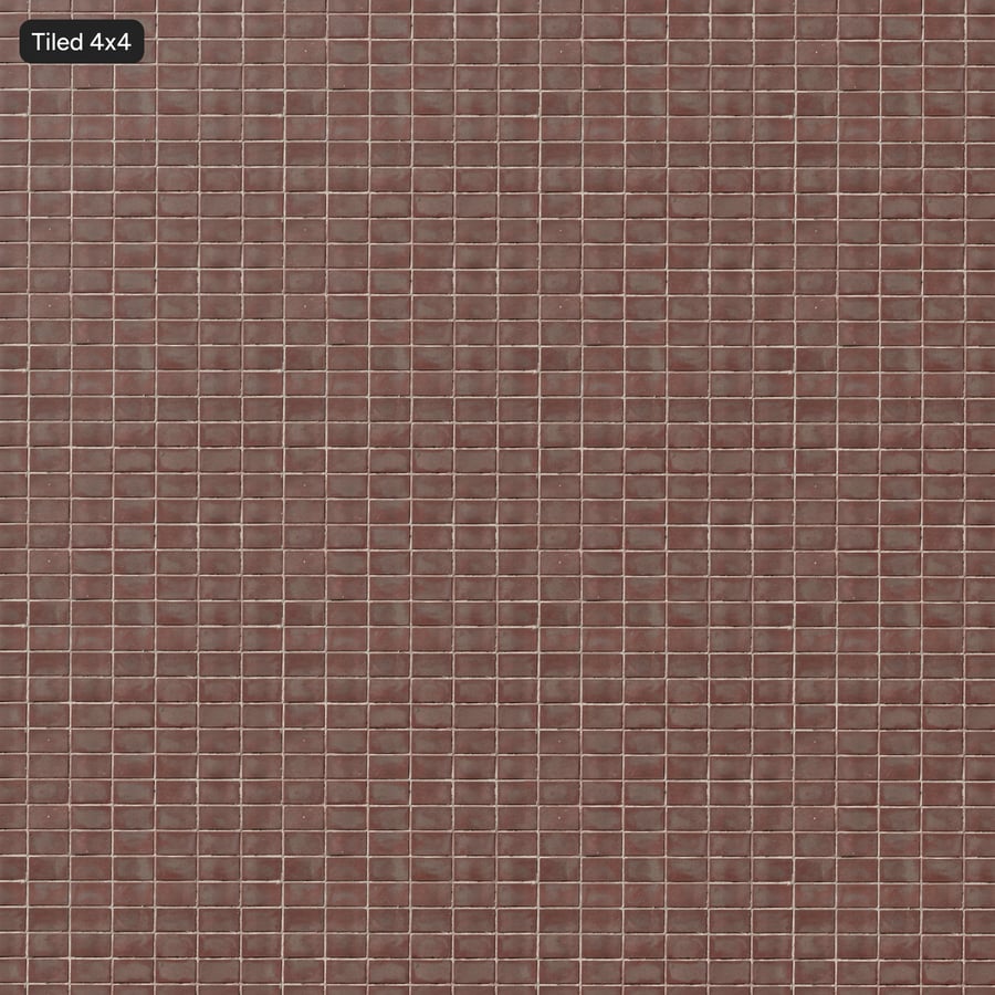 Tekstur Trotoar Blok Beton Kotor, Merah