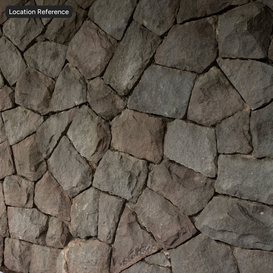 Rough Rubble Stone Wall Texture