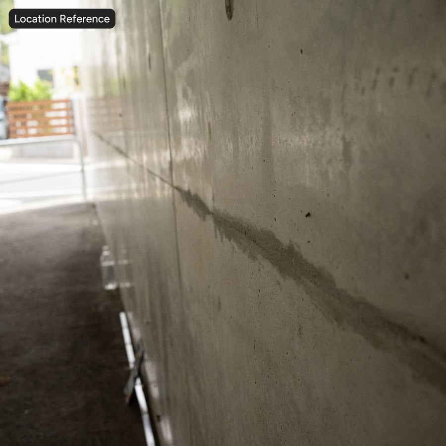 Paneel met betonnen muur structuur