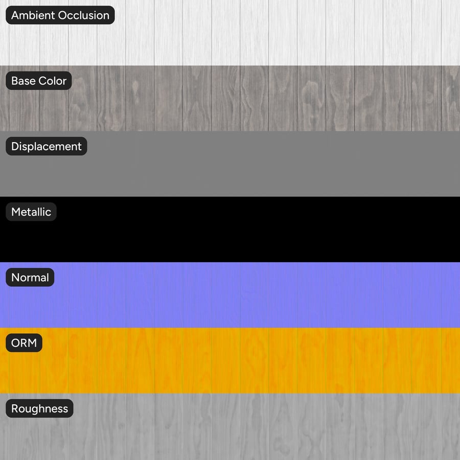 Barnwood Accoya Wood Board Texture, Salt Flats-S