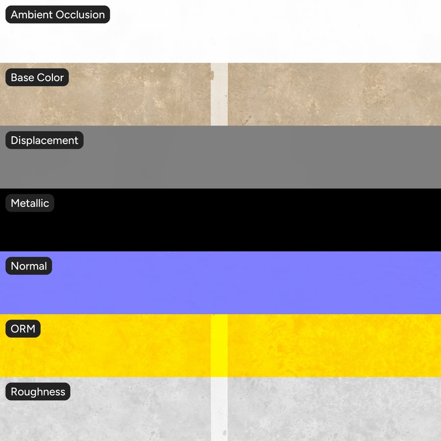 Textura opotřebovaného betonového zálivu parkoviště