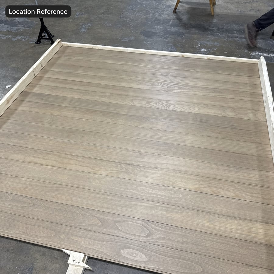 Smooth Accoya Wood Board Texture, Fireclay-S