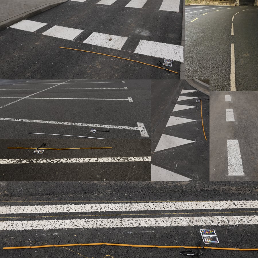 Road Markings Atlas Decal Texture, White