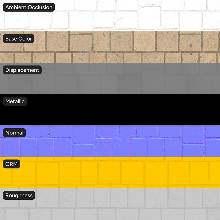Pavimentazione quadrata irregolare, beige