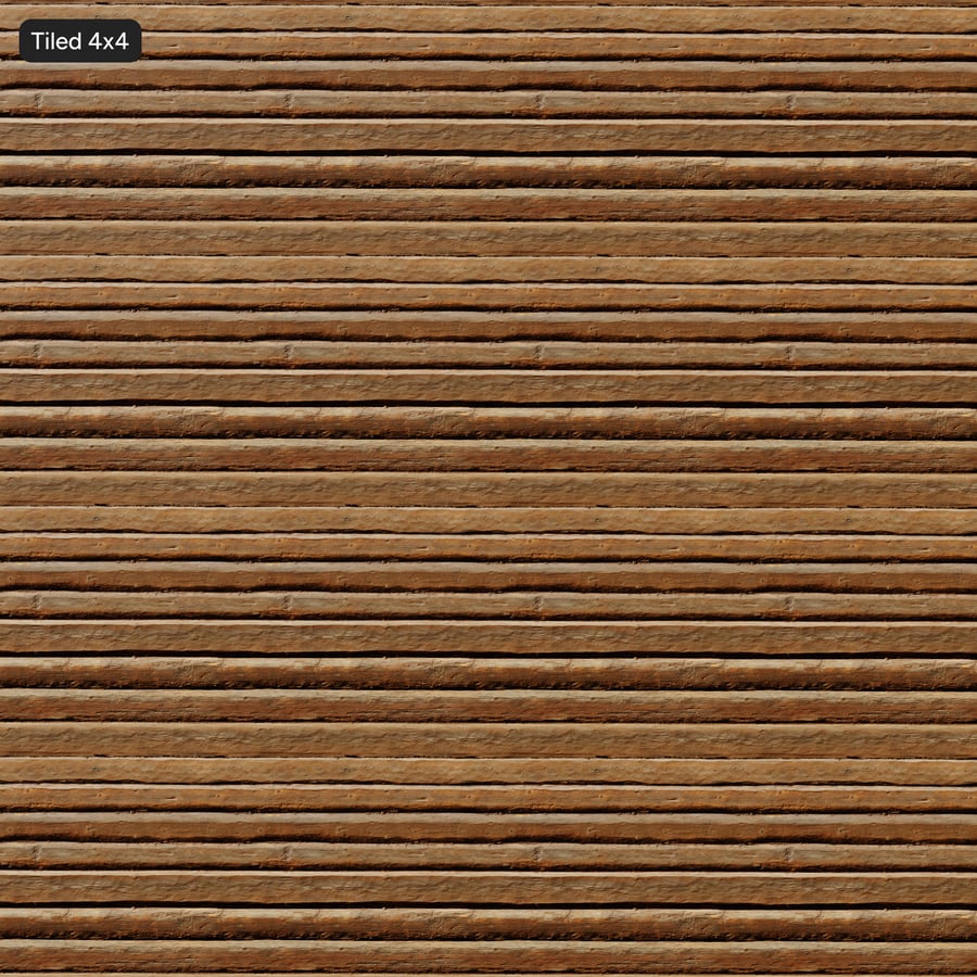 Wood Log Siding Wall Texture, Orange